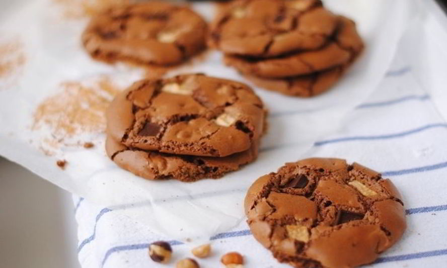 Рецепт печенья три шоколада