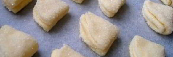 печенье творожное треугольники