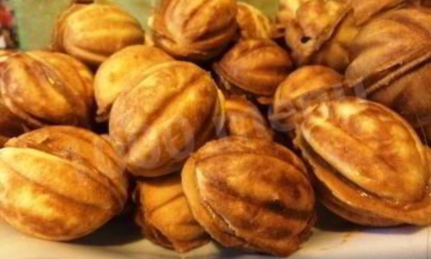 Рецепт печенья в формочках на газу орешки