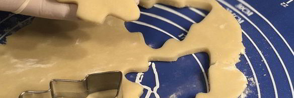 песочное печенье на рождество и новый год