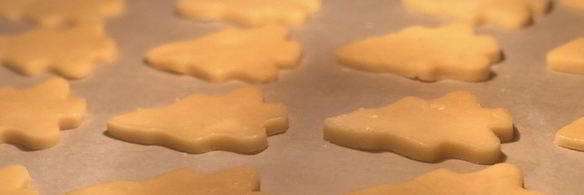 песочное печенье на рождество и новый год