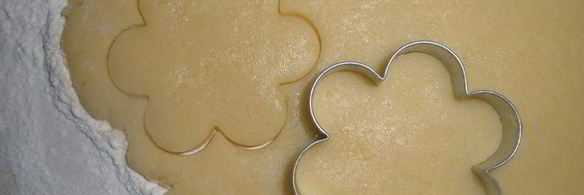 песочное печенье ромашки