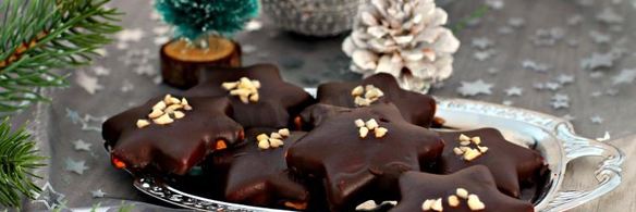 песочное печенье в шоколаде