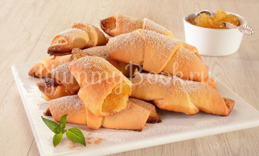 Рецепт рогаликов с тыквенным вареньем