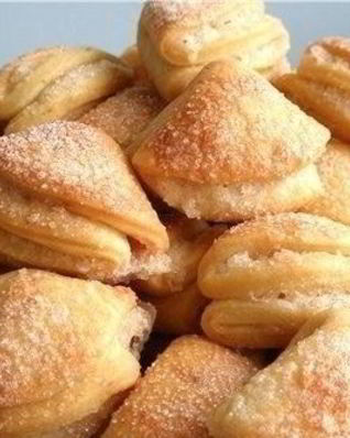 Сахарное творожное печенье