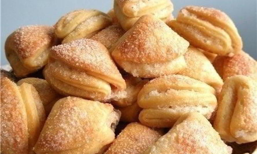 Рецепт сахарного творожного печенья