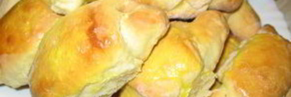 сдобные рогалики с мармеладом