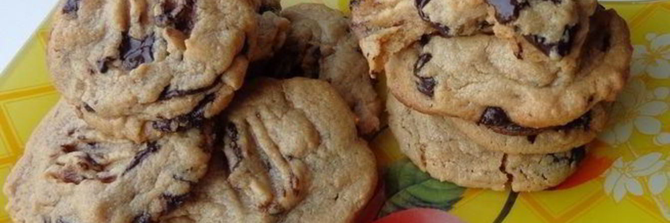 Шоколадное печенье на арахисовой пасте