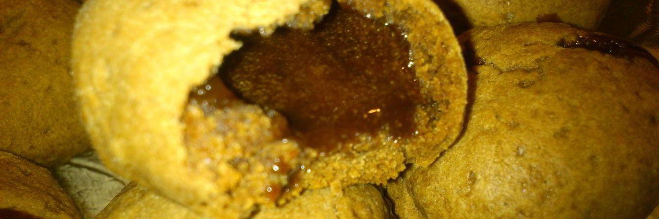 Шоколадное печенье с ирисками