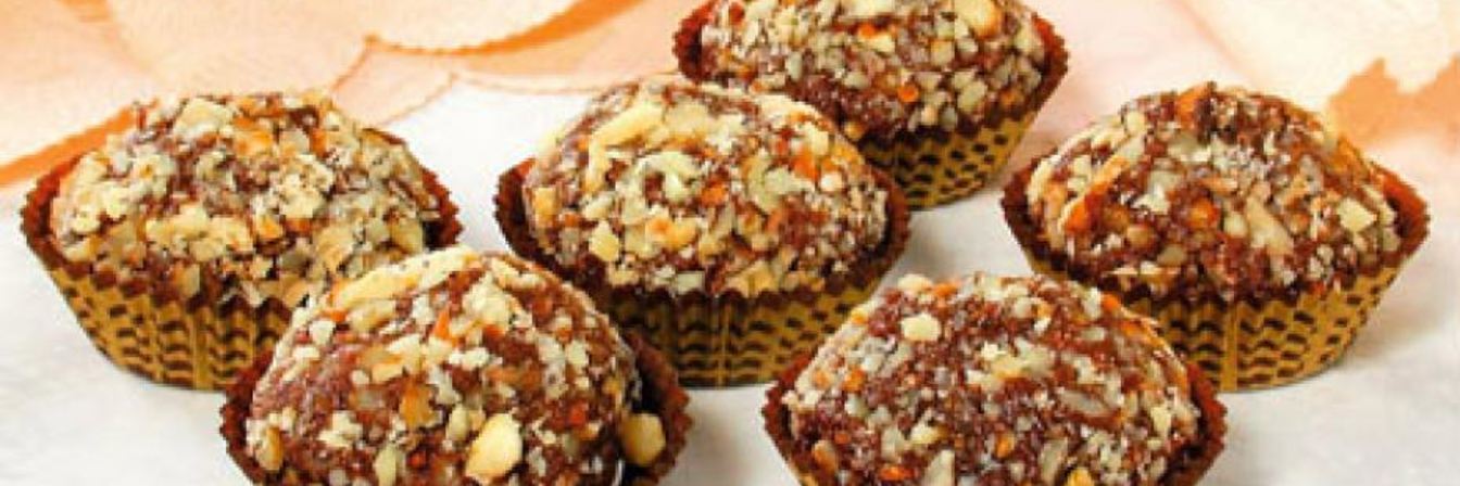 Шоколадные трюфели из сахарного печенья