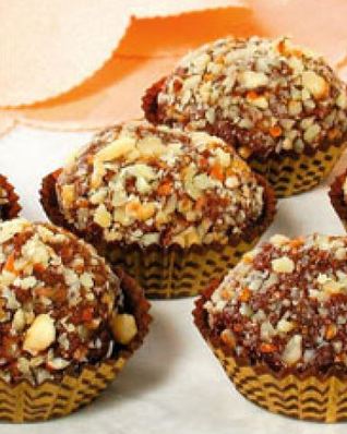 Шоколадные трюфели из сахарного печенья