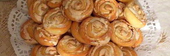 творожное печенье розочки