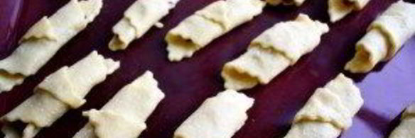 творожные рогалики с начинкой