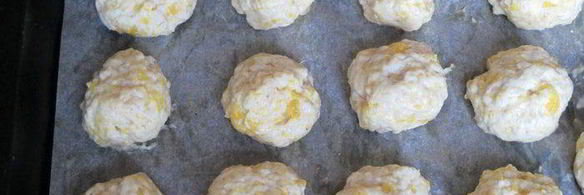 тыквенно-яблочное печенье