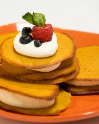 Тыквенное печенье с кремом