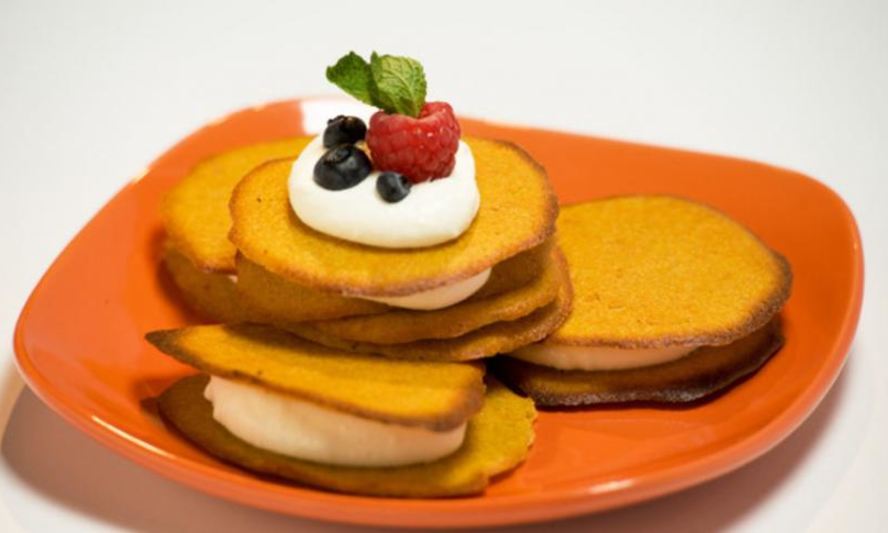 Рецепт тыквенного печенья с кремом