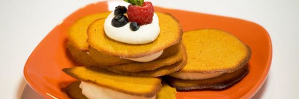 тыквенное печенье с кремом