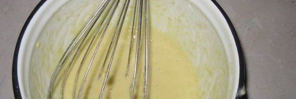 бакский пирог с заварным кремом и миндалем