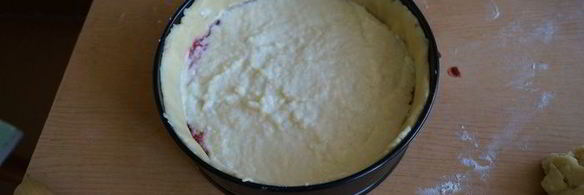 баскский пирог с вишней