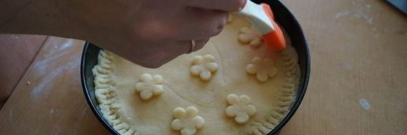 баскский пирог с вишней