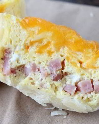 Быстрый пирог с яйцом