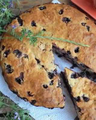 Черничный пирог