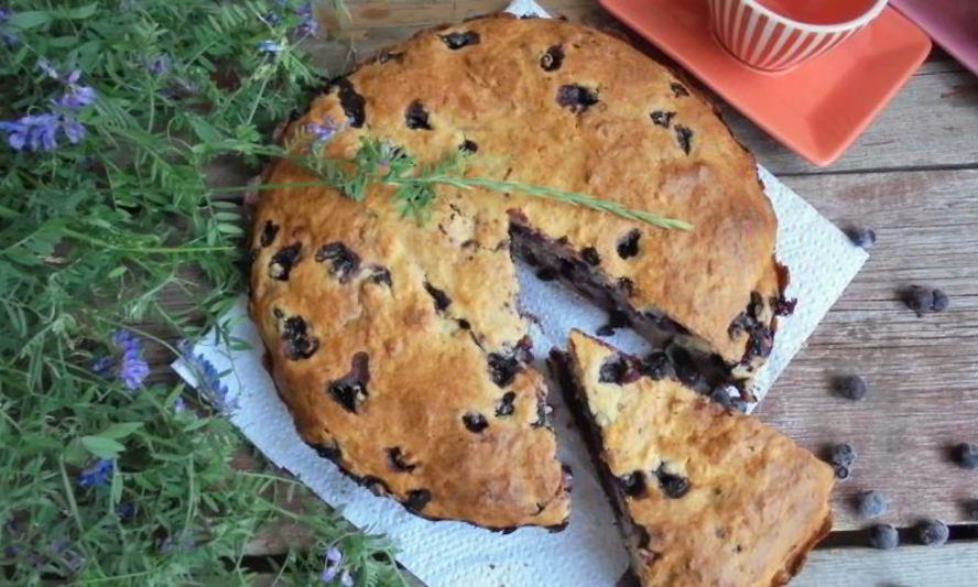 Рецепт черничного пирога