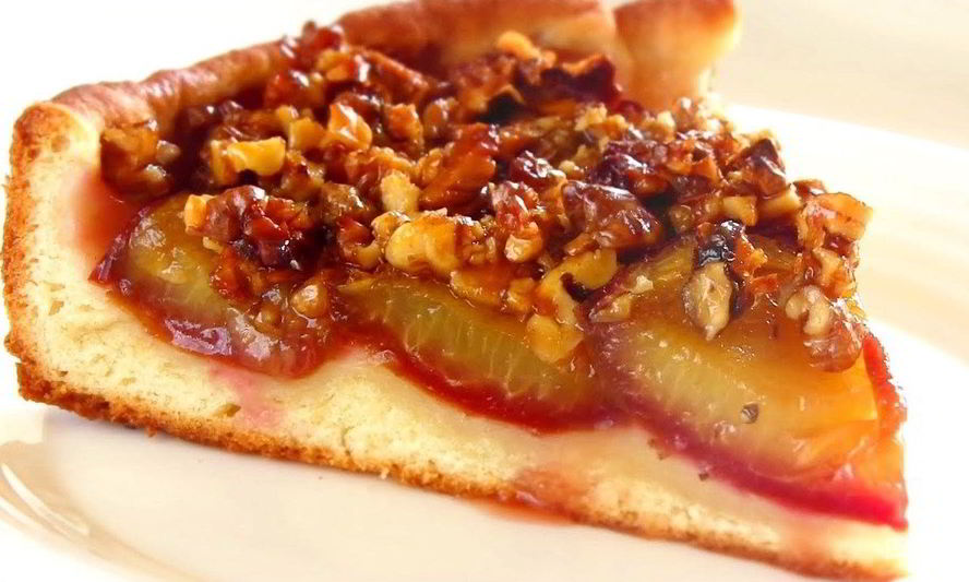 Рецепт изумительно вкусного сливового пирог