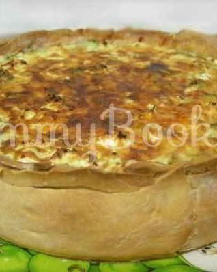 Киш с брокколи и куриной грудкой