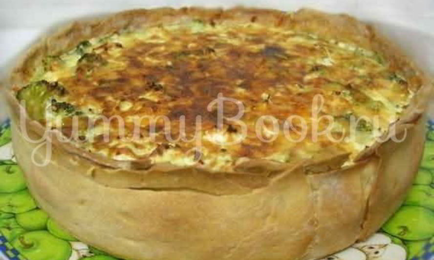 Рецепт киша с брокколи и куриной грудкой