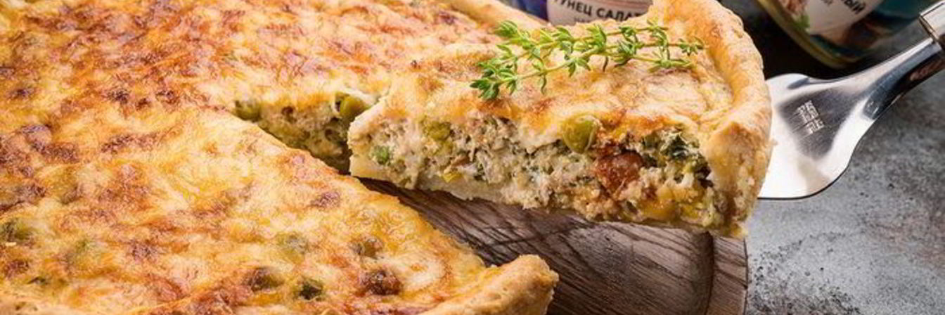 Киш с тунцом