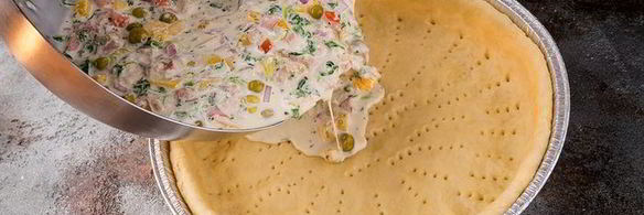 киш с тунцом