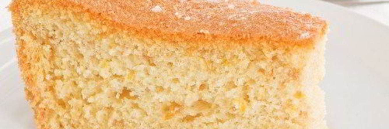 Кукурузный пирог с миндалем