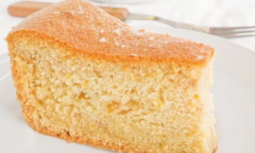 Рецепт кукурузного пирога с миндалем