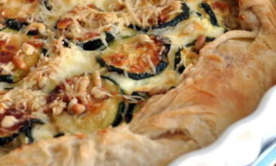 Рецепт легкого пирога с цукини и сыром