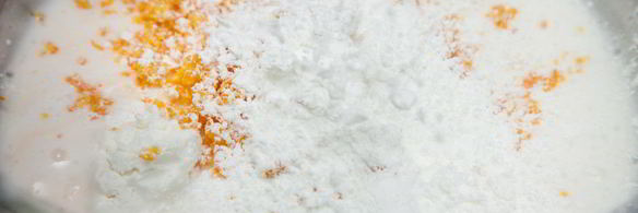 мандариновый творожный пирог