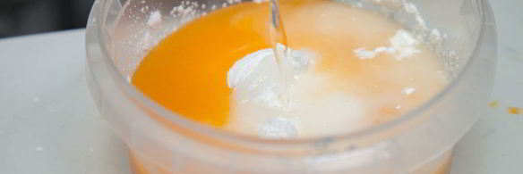 мандариновый творожный пирог