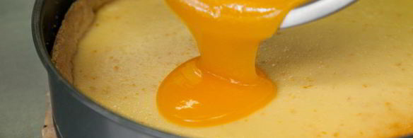 мандариновый творожный пирог