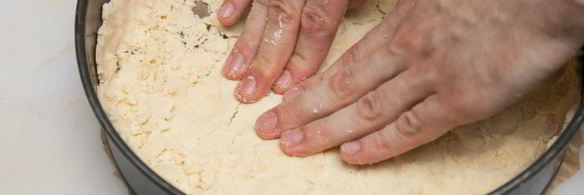 мандариновый творожный пирог