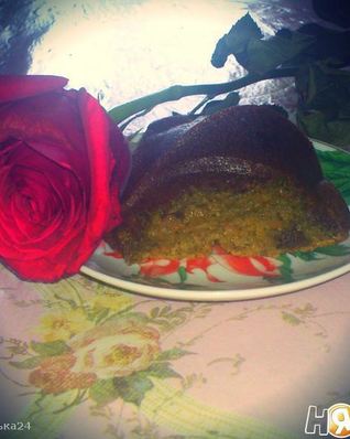 Морковный влажный пирог