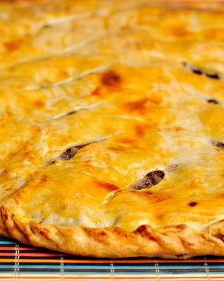 Мясной пирог с картофелем