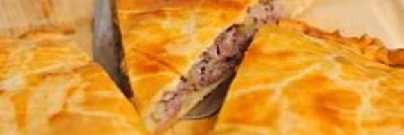 мясной пирог с картофелем