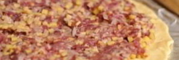 мясной пирог с картофелем