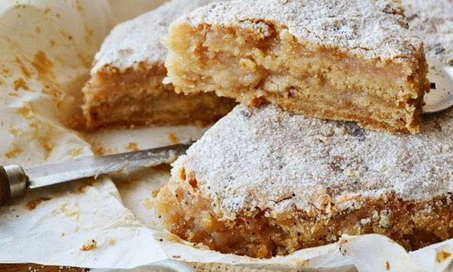 Рецепт насыпного яблочного пирога