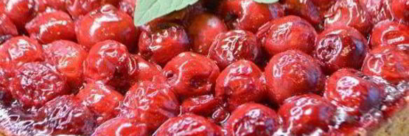 немецкий творожный пирог с вишней