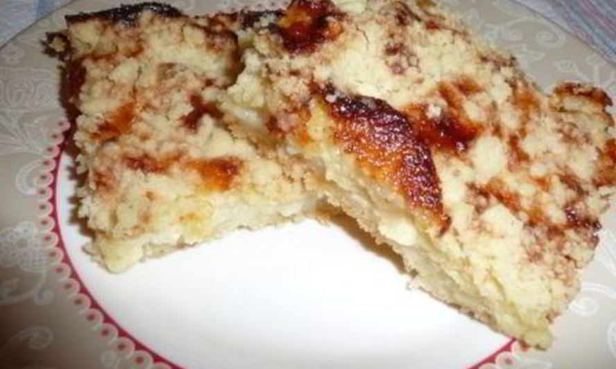 Рецепт нежного пирога из творога