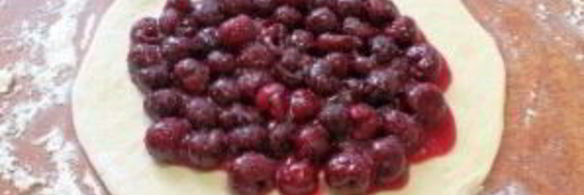 осетинский пирог с вишней