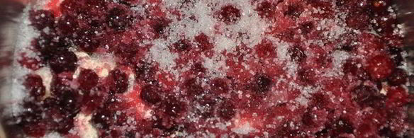 перевернутый тыквенный пирог с клюквой