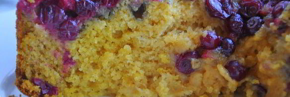 перевернутый тыквенный пирог с клюквой