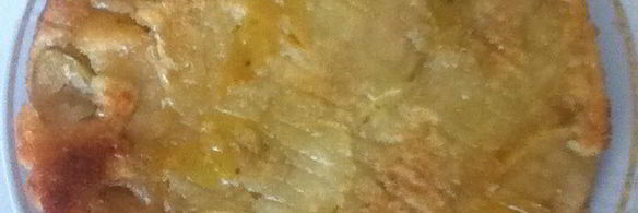 перевернутый яблочный пирог